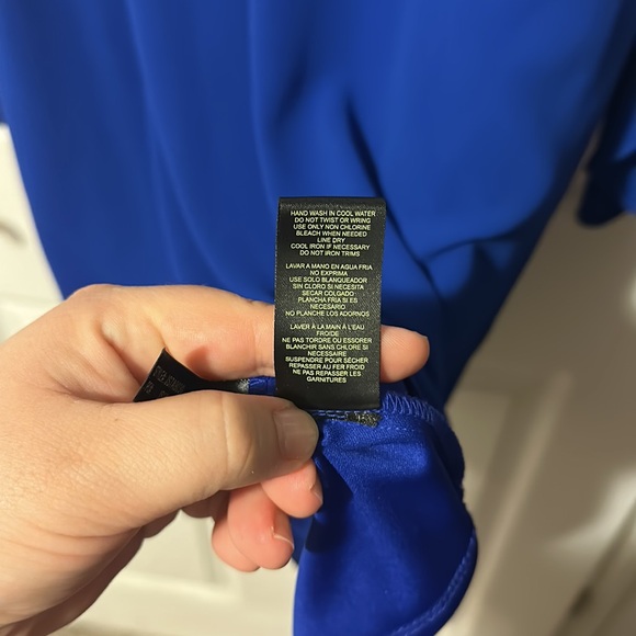 Jessica Simpson Blue Dress (Size 10) - Picture 8 of 9